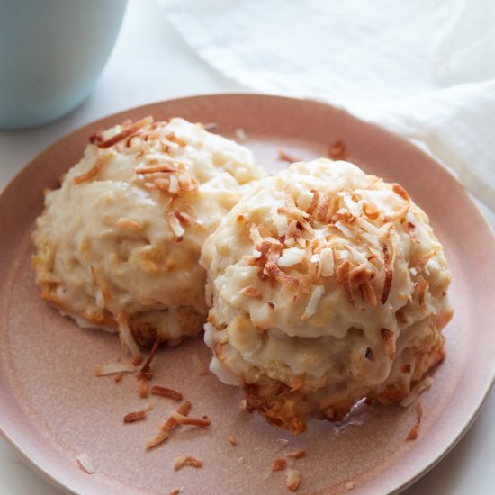 Vanilla Coconut Scones