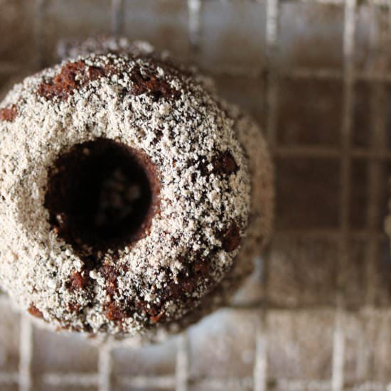 Blender Carrot Ginger Baked Donuts