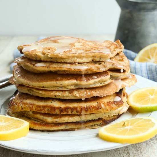 Meyer Lemon Poppy Seed Pancakes