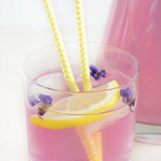 Violet lemonade