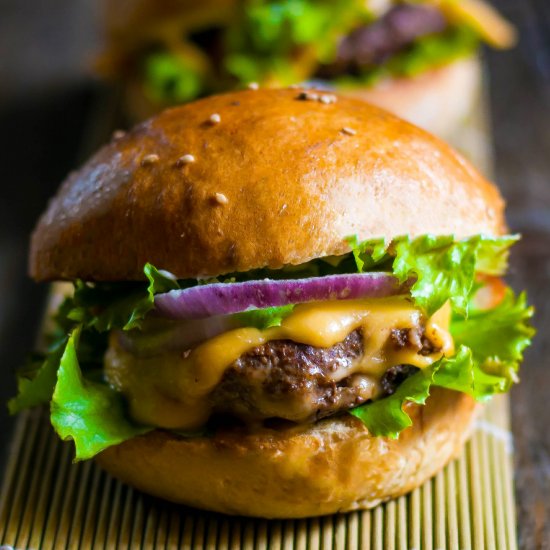 Perfect Easy Cheese Burger