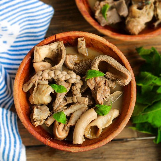 Assorted meat peppersoup