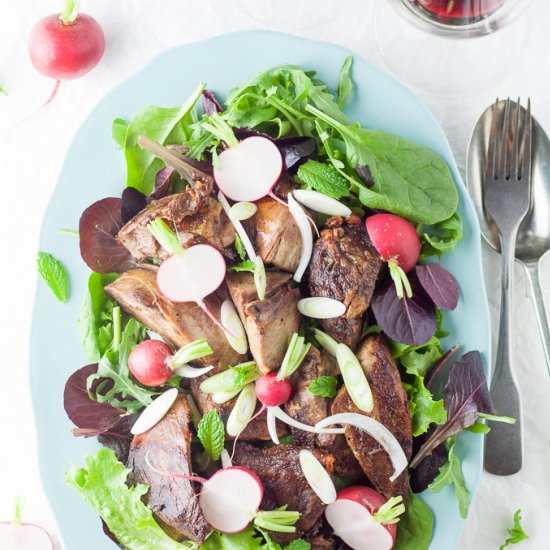 Hot Lamb Salad