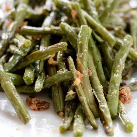 Garlic Roasted Green Beans