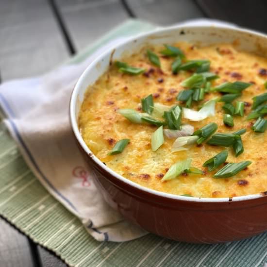 Fisherman’s Pie With Cheddar Mash