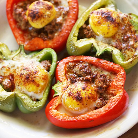 breakfast stuffed bell peppers