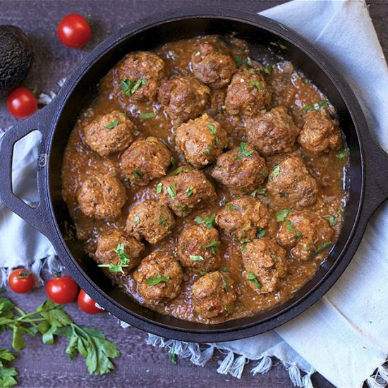 Chipotle Enchilada Meatballs