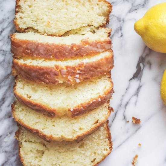 Lemon Bread + Lavender Glaze