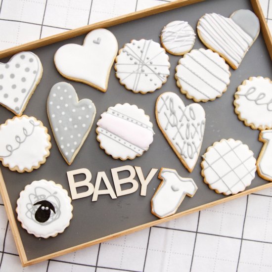 Baby Shower Sugar Cookies