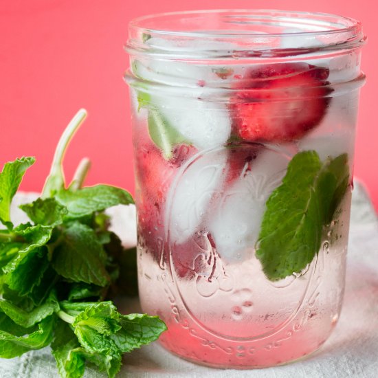 Strawberry Mint Infused Water