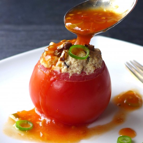 Tofu-Stuffed Tomatoes