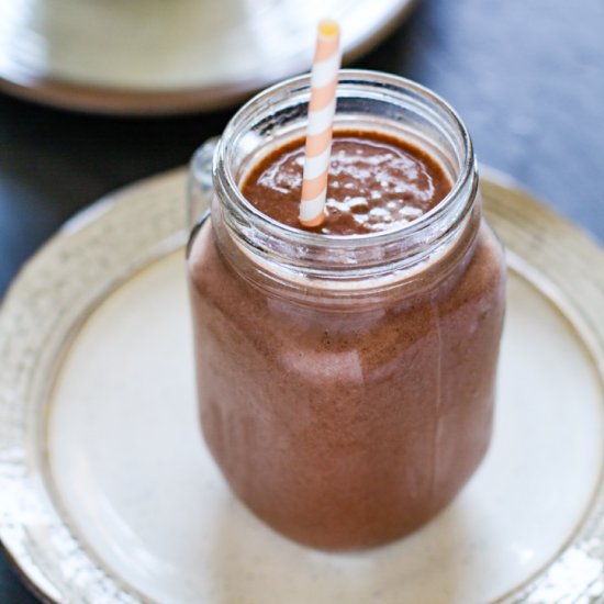 Raw Cacao Banana Pineapple Smoothie