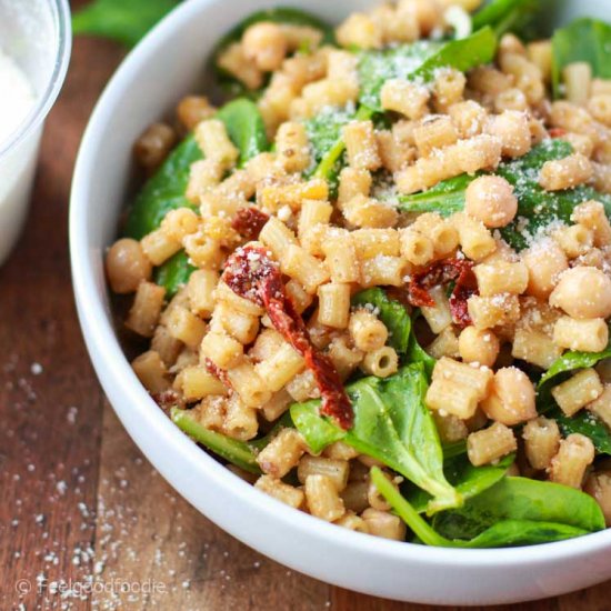 Spinach Sundried Tomatoes Pasta Salad