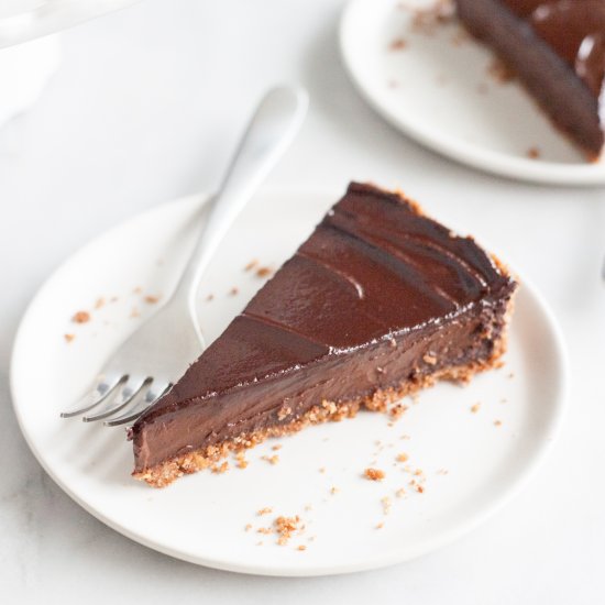 Bourbon and Honey Chocolate Tart