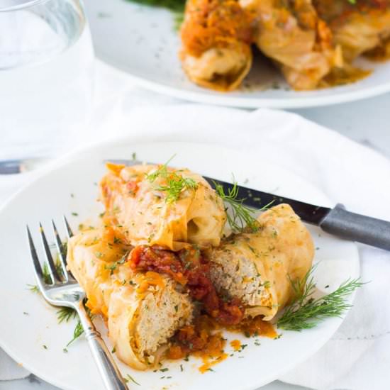 Instant Pot Stuffed Cabbage