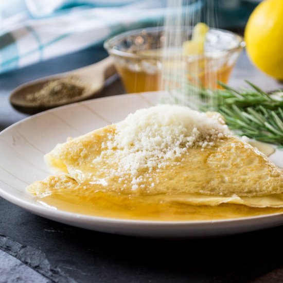 Chamomile Lemon Jelly Crepes