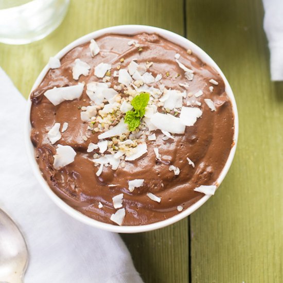 Vanilla & Chocolate Avocado Pudding