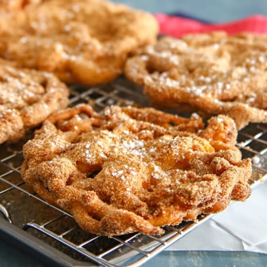 Easy Churro Funnel Cake