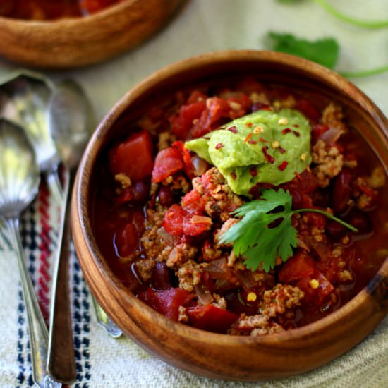 Easy Chipotle Turkey Chili