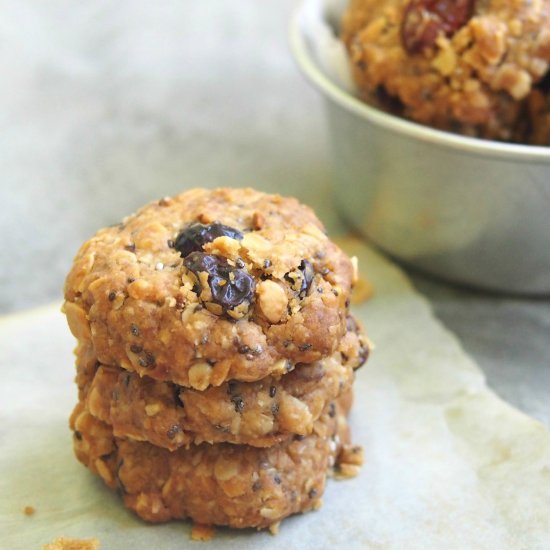 Crunchy Oats & Nuts Cookies