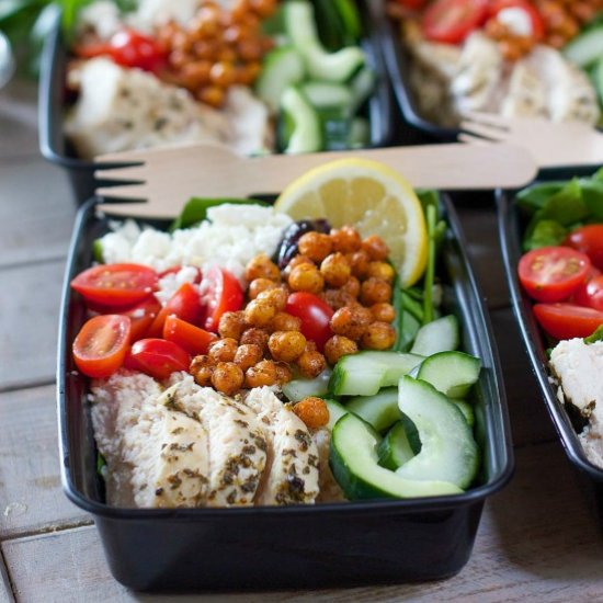 Greek Salad Meal Prep