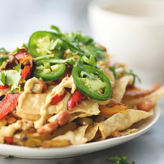 Fajita Vegan Nachos