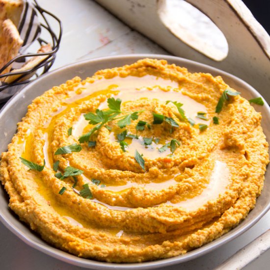 Chipotle Carrot Hummus