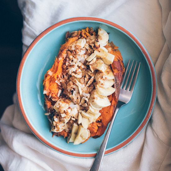 Breakfast Sweet Potato Boats