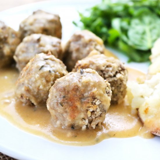 Vegan Swedish Meatballs