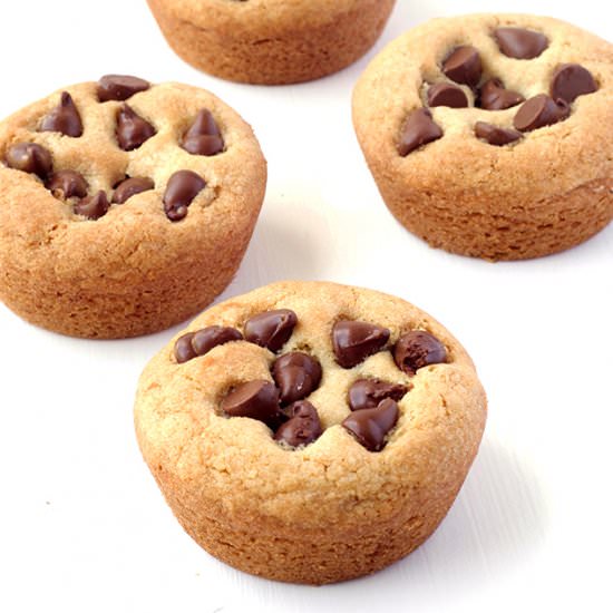 Easy Chocolate Chip Cookie Cups