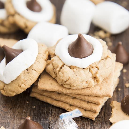 Peanut Butter Smores Cookies