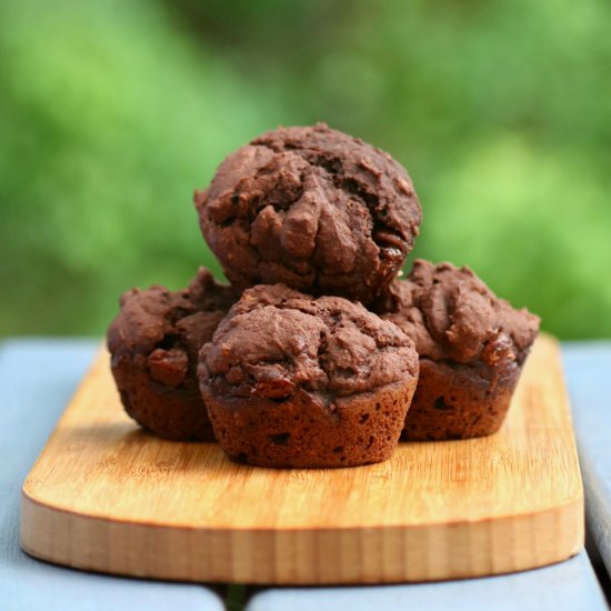 Gluten Free Double Chocolate Muffin