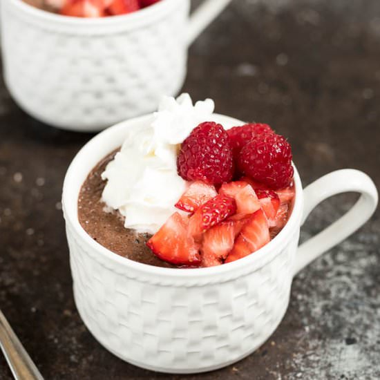 Overnight Chocolate Chia Seed Pudding