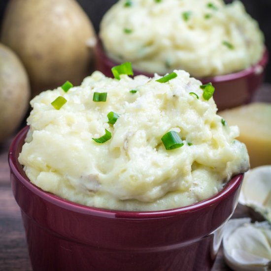 Garlic Parmesan Mashed Potatoes