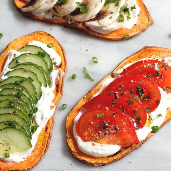 Sweet Potato Toasts