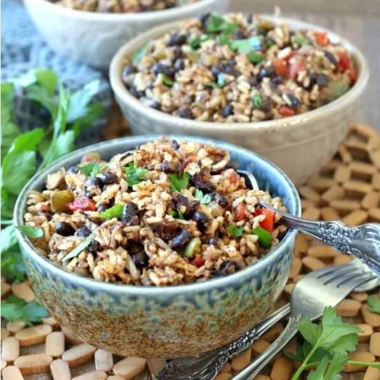 Acadian Black Beans and Rice