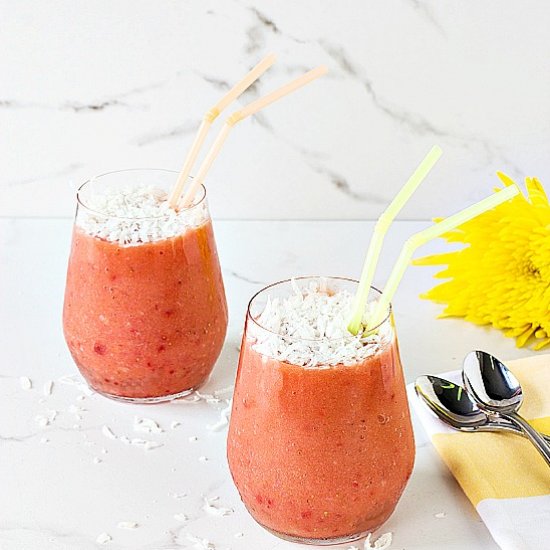 Leftover Papaya Becomes A Smoothie