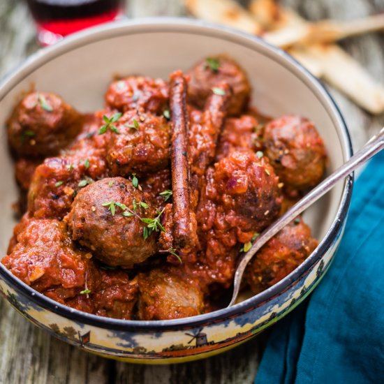 Soutzoukakia Meatballs