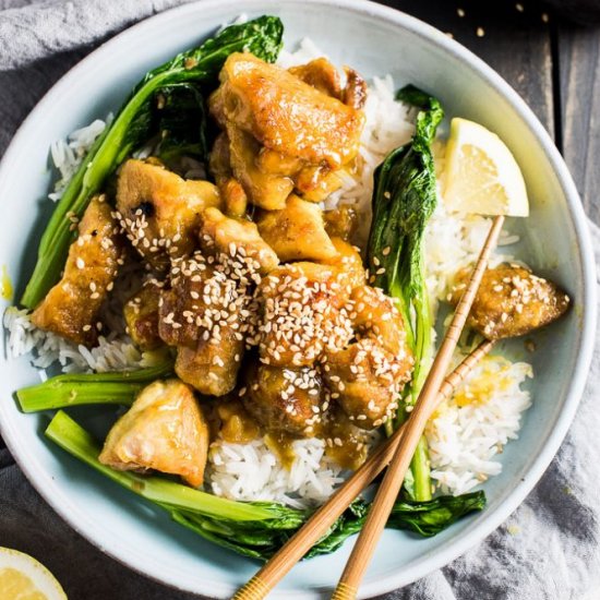 Tangy Sesame Lemon Chicken