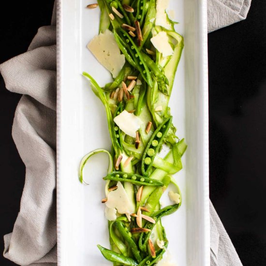 Shaved Asparagus and Pea Salad