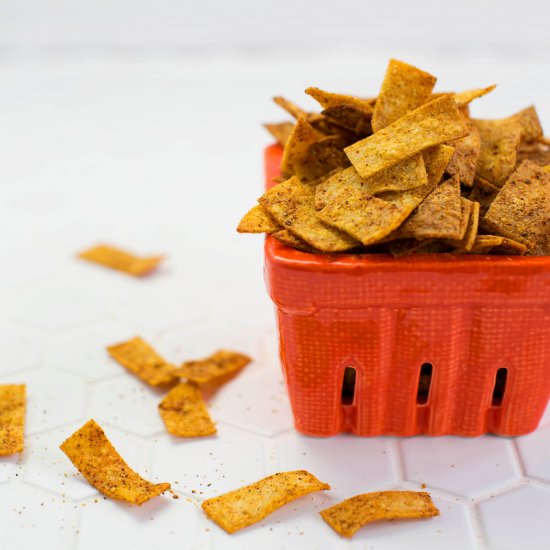 Baked Chili Cheese Chips