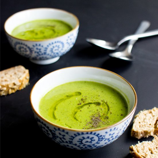 Irresistible Pea and Mint Soup