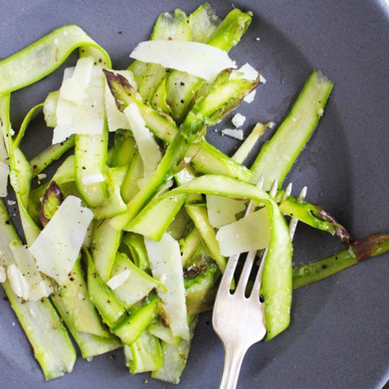 Asparagus with Lemon and Pecorino