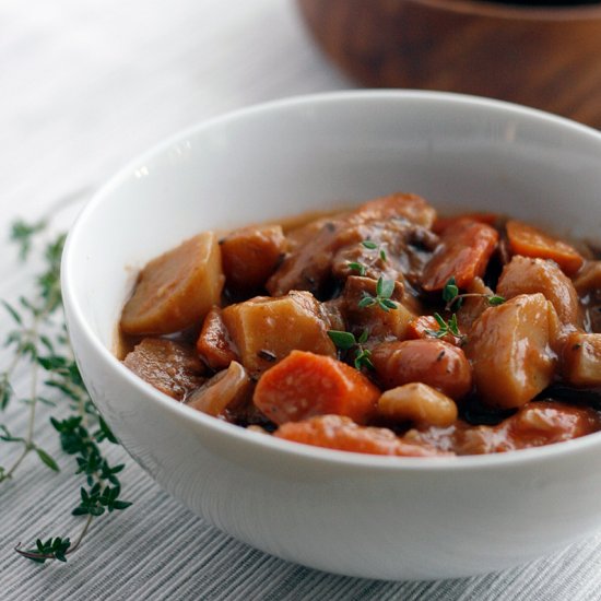 Seitan Portobello Stew