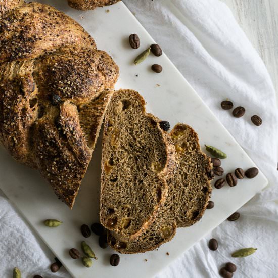 Cardamom Coffee Braid