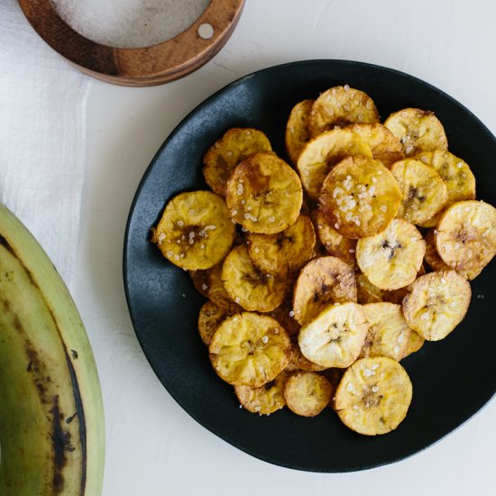 Baked Plantain Chips