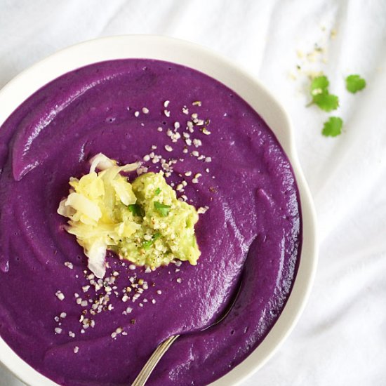 Purple Sweet Potato Soup