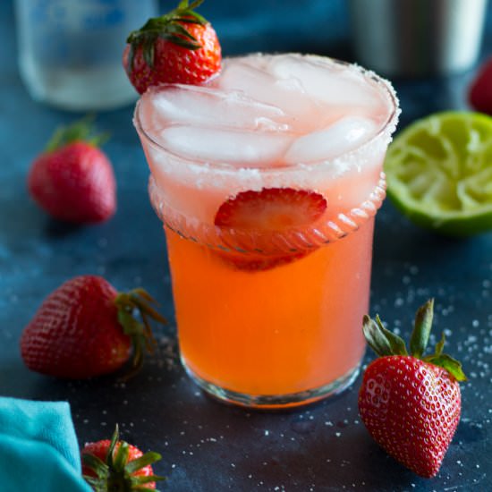 Strawberry Rhubarb Margarita