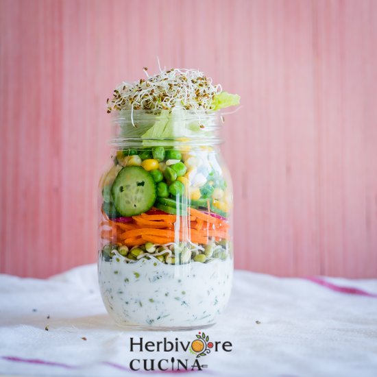 Easy Mason Jar Salad