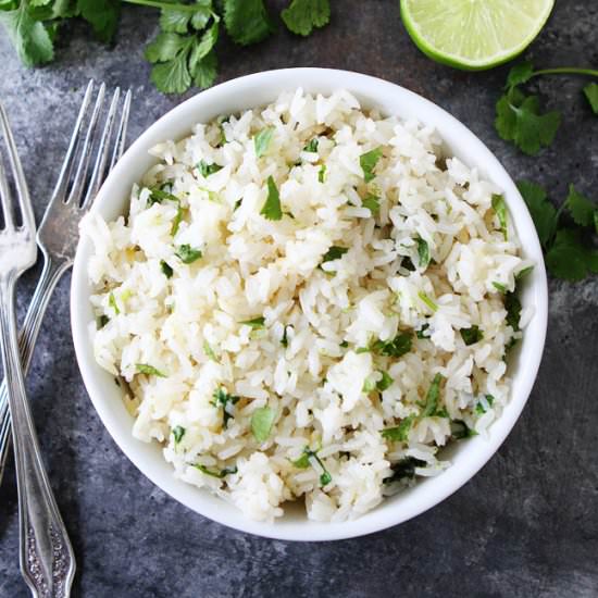 Instant Pot Cilantro Lime Rice